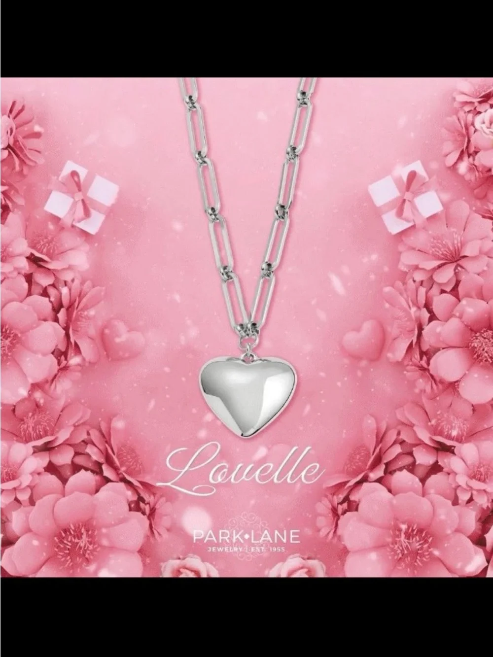 Park Lane Silver Heart Pendant Necklace Lovelle - Picture 4 of 8